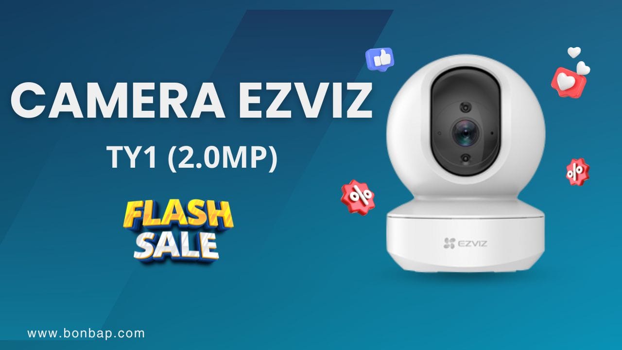 Giám Sát Toàn Diện Với Camera EZVIZ TY1 (2.0MP) - Chất Lượng Hình Ảnh Sắc Nét, Bảo Vệ An Ninh Hiệu Quả