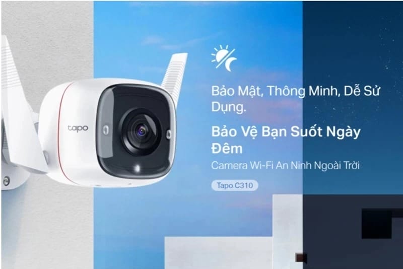 TP-Link Tapo C310 3MP - Camera Wifi Hiện Đại, Hình Ảnh Rõ Ràng Và Chính Xác