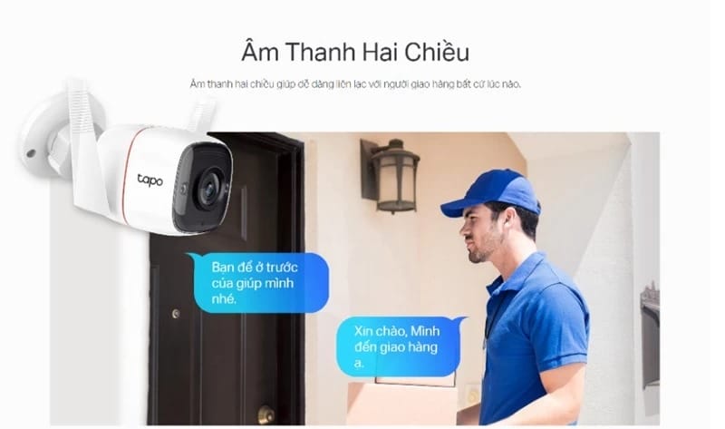 TP-Link Tapo C310 3MP - Camera Wifi Đảm Bảo An Ninh Với Độ Phân Giải 3MP